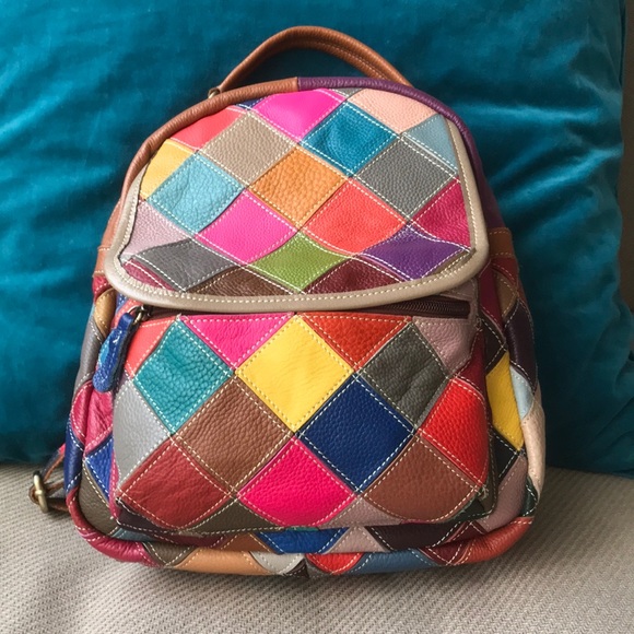 Estacion Handbags - Estacion Genuine Leather Convertible Mini-Backpack